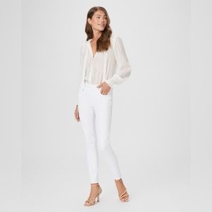 Paige Verdugo Ultra Skinny Jean in Crisp White
